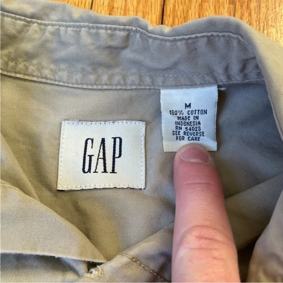 GAP VTG Men’s Utility Pocket Shirt - Picture 6 of 6